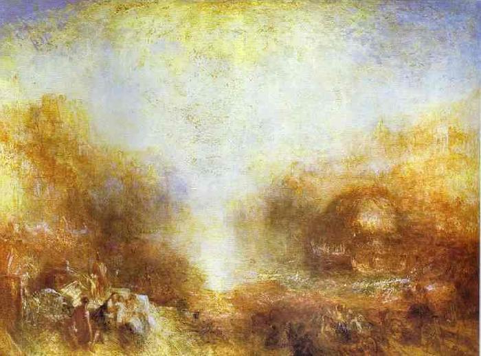 J.M.W. Turner Mercury Sent to Admonish Aeneas Norge oil painting art